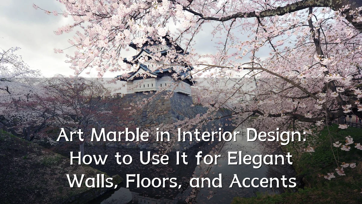 Art Marble in Interior Design: How to Use It for Elegant Walls, Floors, and Accents