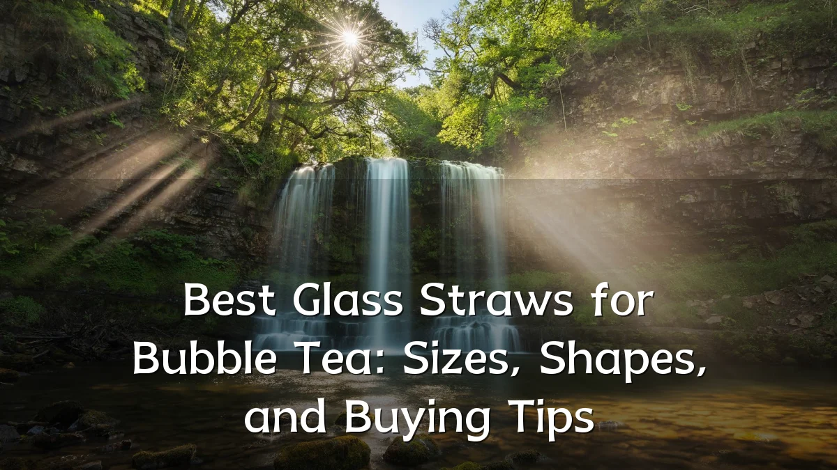 Best Glass Straws for Bubble Tea: Sizes, Shapes, and Buying Tips