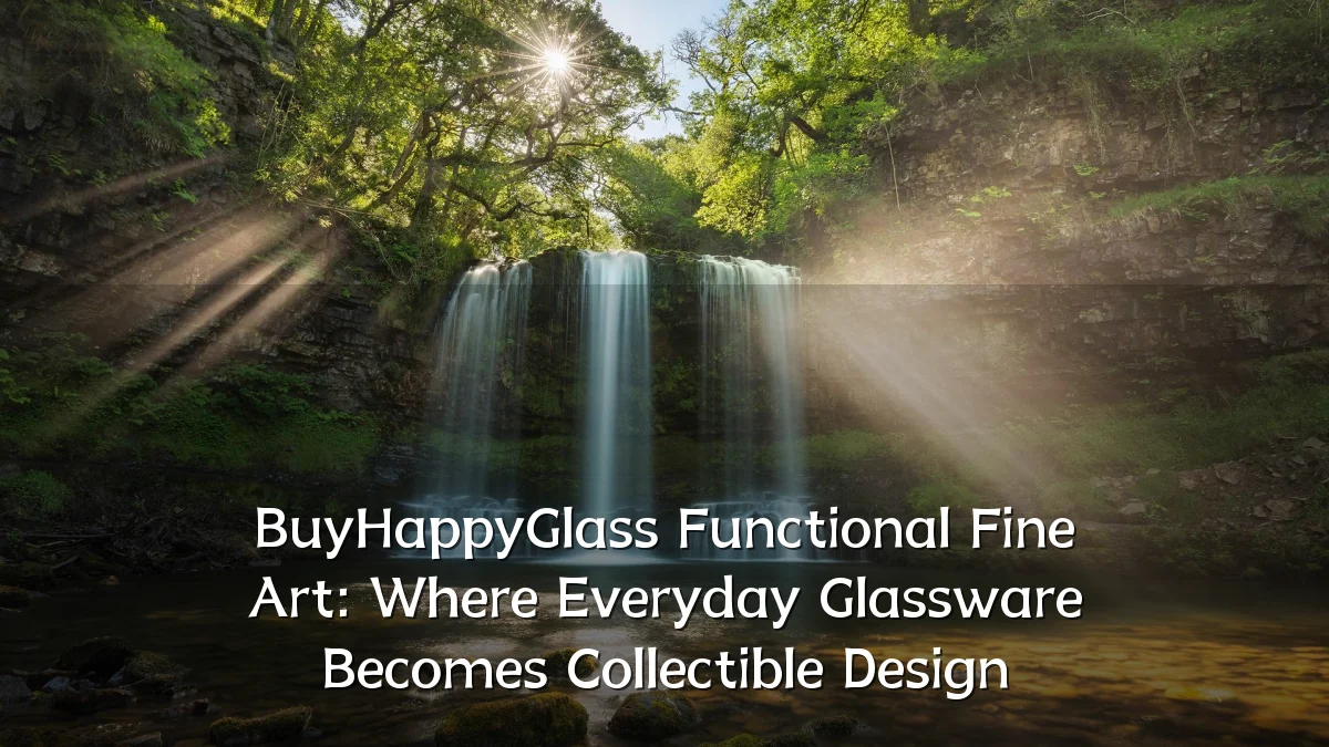 BuyHappyGlass Functional Fine Art: Where Everyday Glassware Becomes Collectible Design
