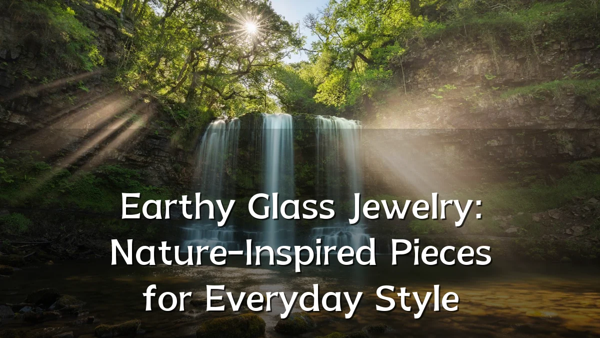 Earthy Glass Jewelry: Nature-Inspired Pieces for Everyday Style