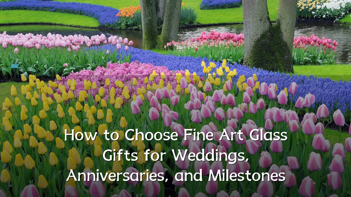 How to Choose Fine Art Glass Gifts for Weddings, Anniversaries, and Milestones