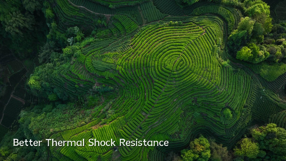 Better Thermal Shock Resistance