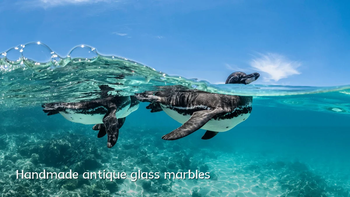 Handmade antique glass marbles