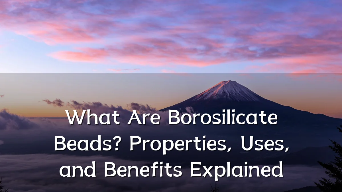 What Are Borosilicate Beads? Properties, Uses, and Benefits Explained