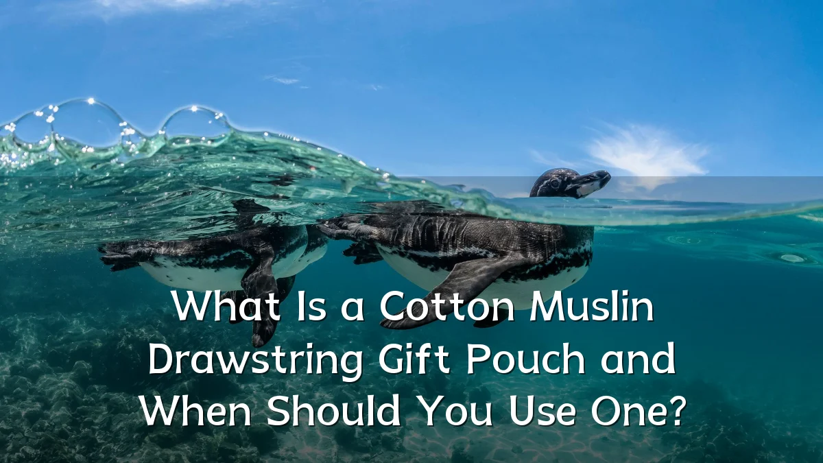 What Is a Cotton Muslin Drawstring Gift Pouch and When Should You Use One?
