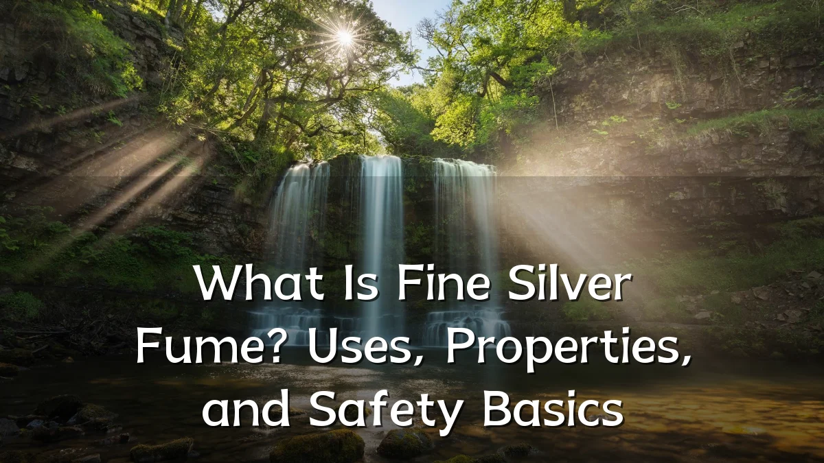 What Is Fine Silver Fume? Uses, Properties, and Safety Basics
