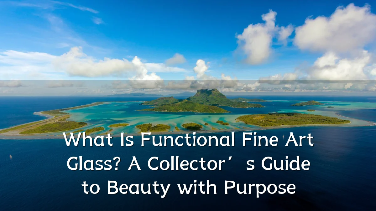 What Is Functional Fine Art Glass? A Collector’s Guide to Beauty with Purpose