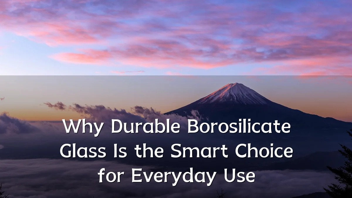 Why Durable Borosilicate Glass Is the Smart Choice for Everyday Use