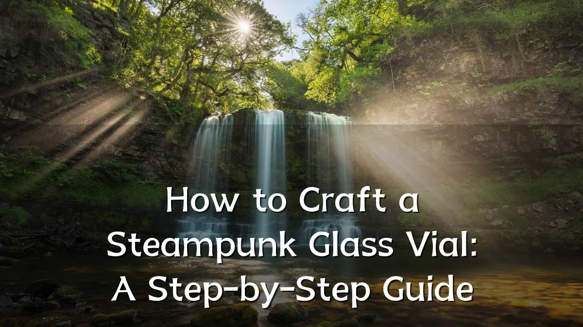How to Craft a Steampunk Glass Vial: A Step-by-Step Guide
