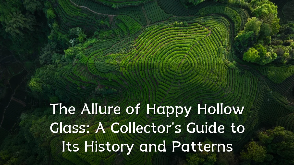 The Allure of Happy Hollow Glass: A Collector's Guide to Its History and Patterns