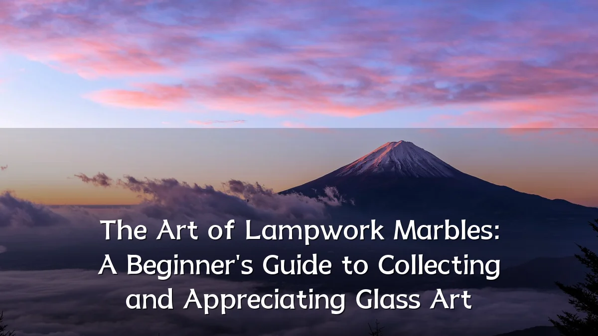 The Art of Lampwork Marbles: A Beginner's Guide to Collecting and Appreciating Glass Art