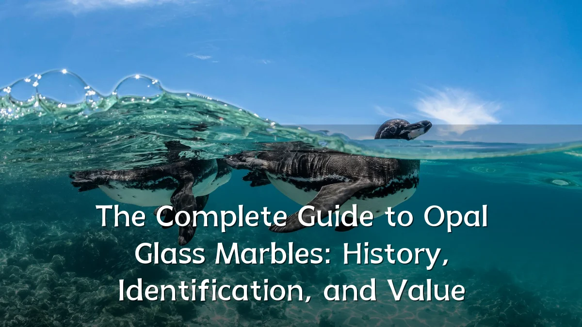 The Complete Guide to Opal Glass Marbles: History, Identification, and Value