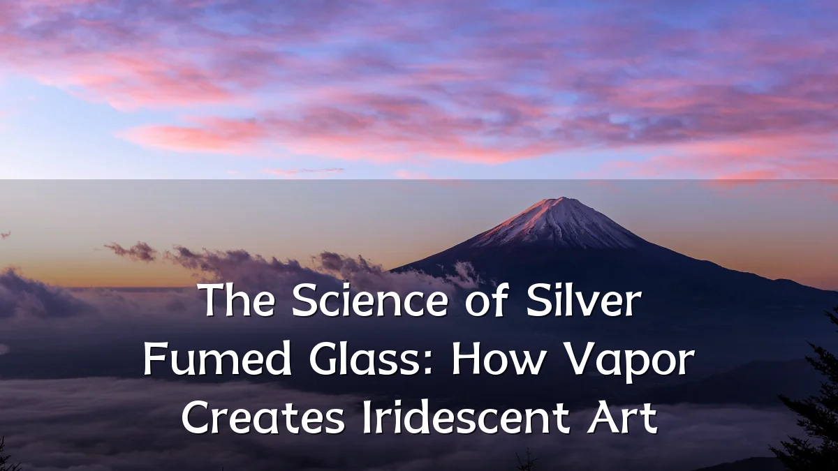 The Science of Silver Fumed Glass: How Vapor Creates Iridescent Art