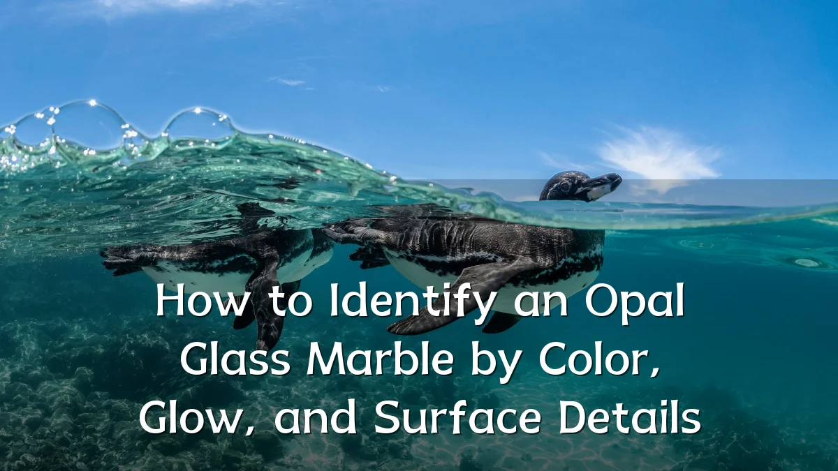 How to Identify an Opal Glass Marble by Color, Glow, and Surface Details
