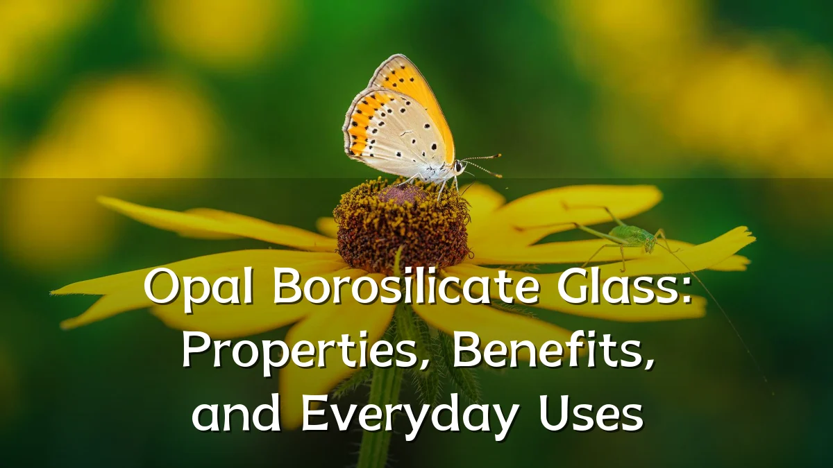 Opal Borosilicate Glass: Properties, Benefits, and Everyday Uses
