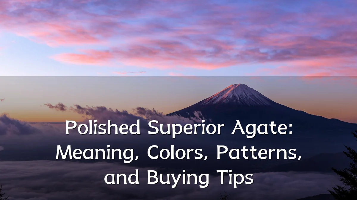Polished Superior Agate: Meaning, Colors, Patterns, and Buying Tips