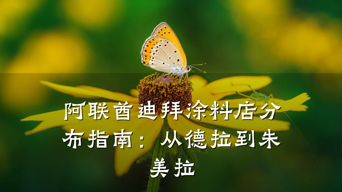 阿联酋迪拜涂料店分布指南:从德拉到朱美拉